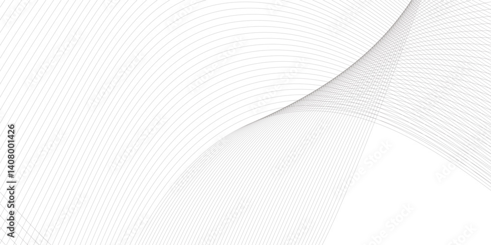 Poster abstract wavy grey stream element for design on transparent background isolated. wavy white and grey