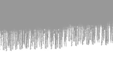 Abstract brush stock isolated on transparent PNG file