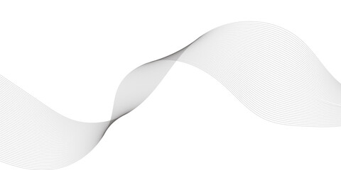 Abstract wave and curved blend lines on transparent background. Sound, music, volume background. Design for brochure, flyer, banner, template, wallpaper background and many more.