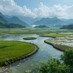 One of the largest wetlands in Asia Speargun wetland