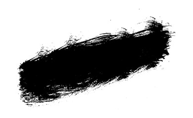 Abstract brush stock isolated on transparent PNG file