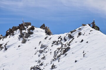 Himalayan landscape with snow