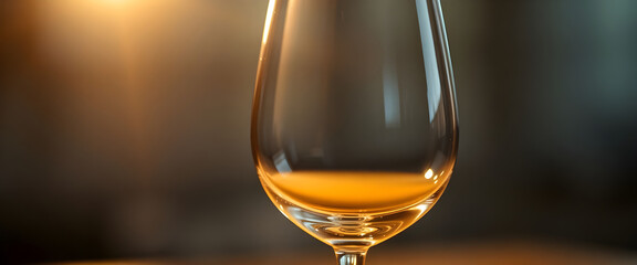 close up of a wine glass on a table