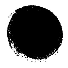 Hand-scribbled crayon circles with pastel texture. Paint oval shapes and wax pencil strokes. Flat vector illustration isolated on white background.