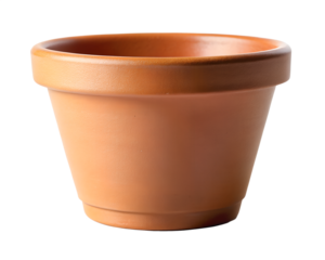ceramic pot isolated on white