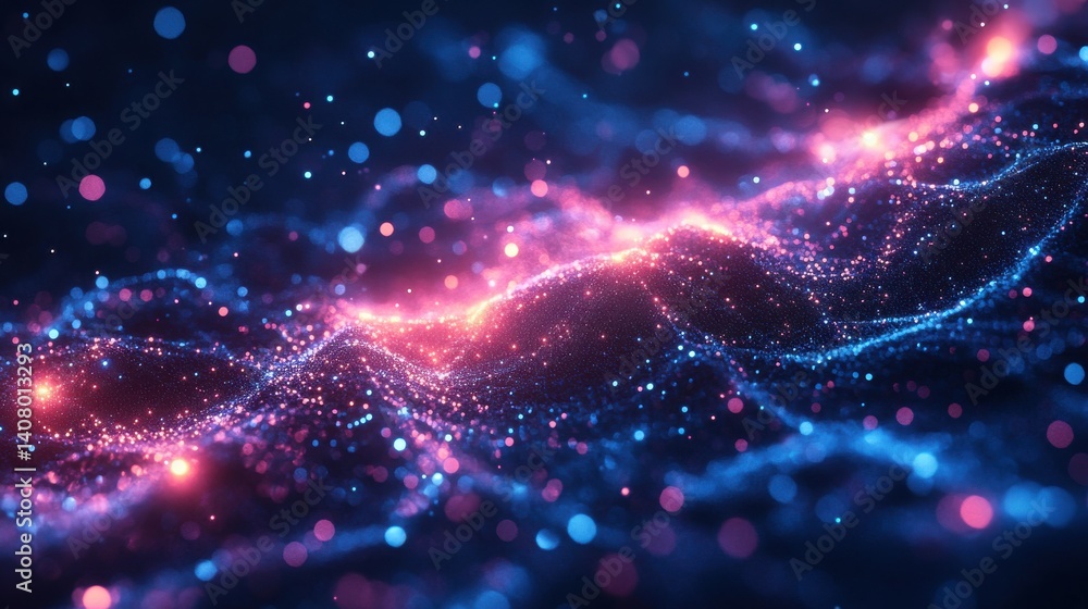 Poster neural network artificial intelligence tech low poly abstract background,stock photo