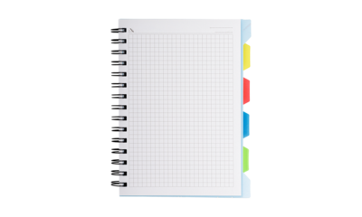 Plaid texture on white paper. Checkered paper on white background close up