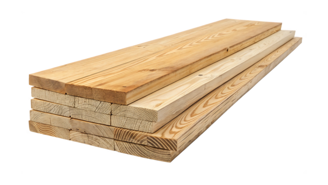 wood boards isolated on white background PNG. GENERATIVE AI