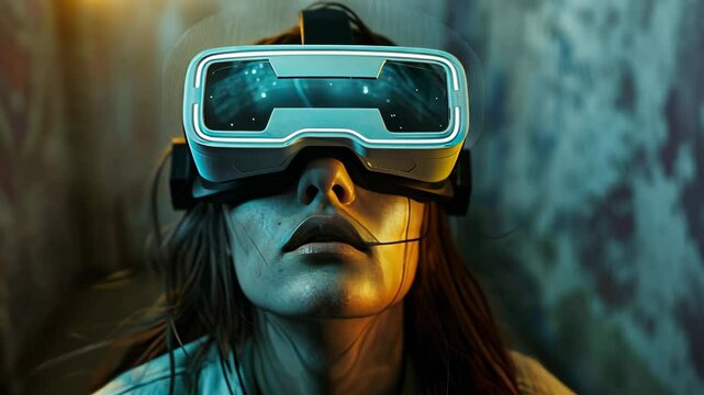 Virtual reality simulation where users experience life as an artificial intelligence entity, exploring existential questions of consciousness and identity