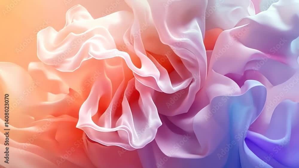 Poster delicate petals bloom brilliantly in soft hues, enchanting every viewer with their elegance and char