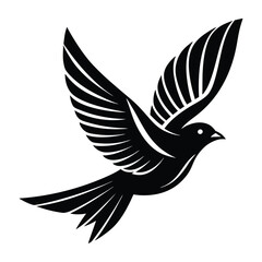dove fly vector.