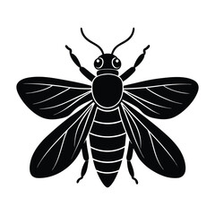 vector illustration of a bee