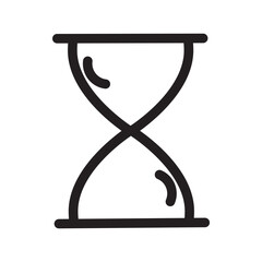 Hourglass icon vector. Hourglass icon. Time icon. Clock icon. Sand clock. 10 EPS