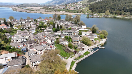 View of Ioannina island, Epirus, Greece
