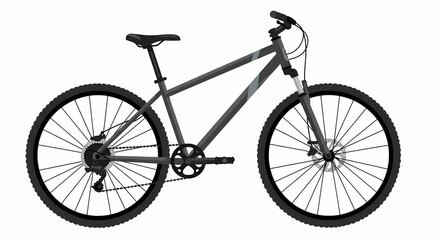 Fototapeta premium bicycle on white background