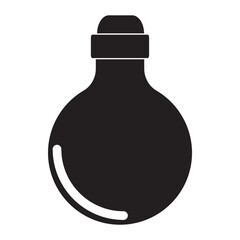 Black and White Line Art of Potion