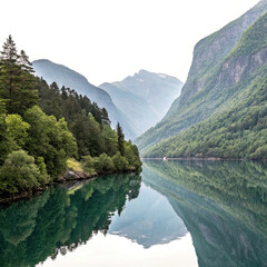 Fototapeta premium lake in mountains