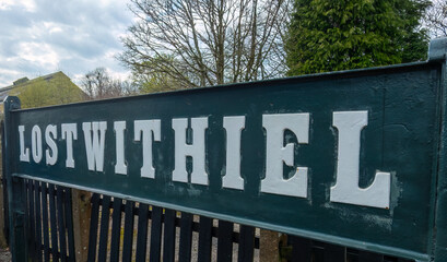Lostwithiel train station cornwall uk 