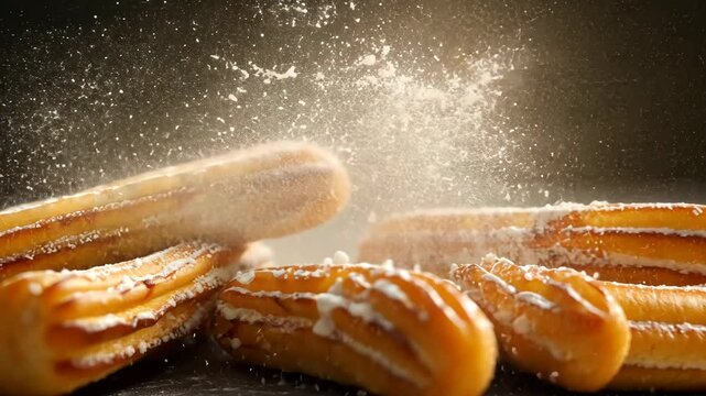 Experience the crunch of crispy Mexican churros