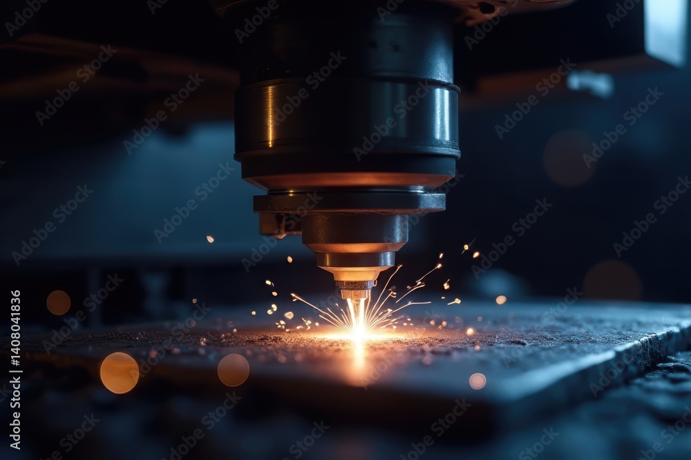 Poster edm machining using spark erosion for conductive material shaping : advanced fabrication theme