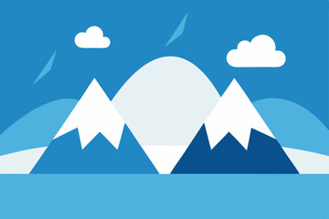 winter mountain landscape