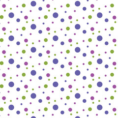 fun colorful polka dot repeating pattern