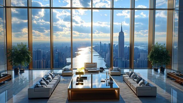 Luxury Penthouse with Breathtaking NYC Skyline View