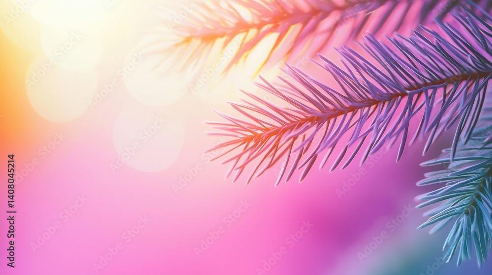 Poster gradient soft focus gradient with warm peach and lavender hues, radiating serenity and calmness.