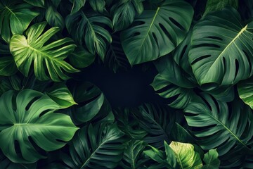Tropical leaf arrangement