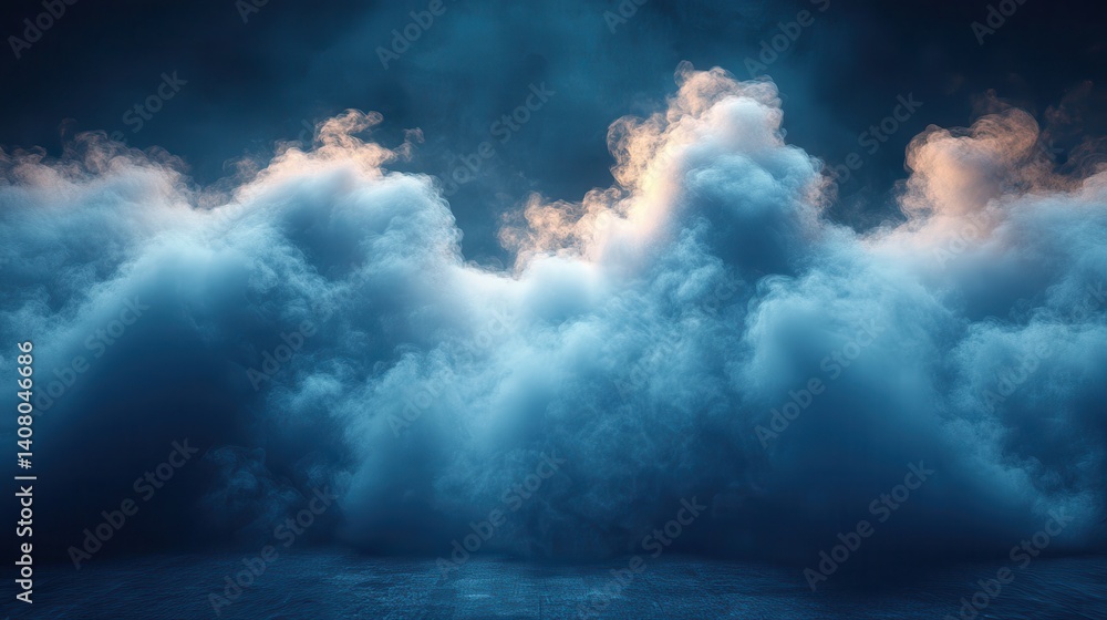 Aufkleber realistic dry ice smoke clouds fog overlay perfect for compositing into your shots simply drop it in,change its