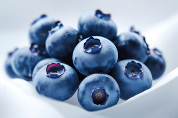 Blueberry Image with White Background