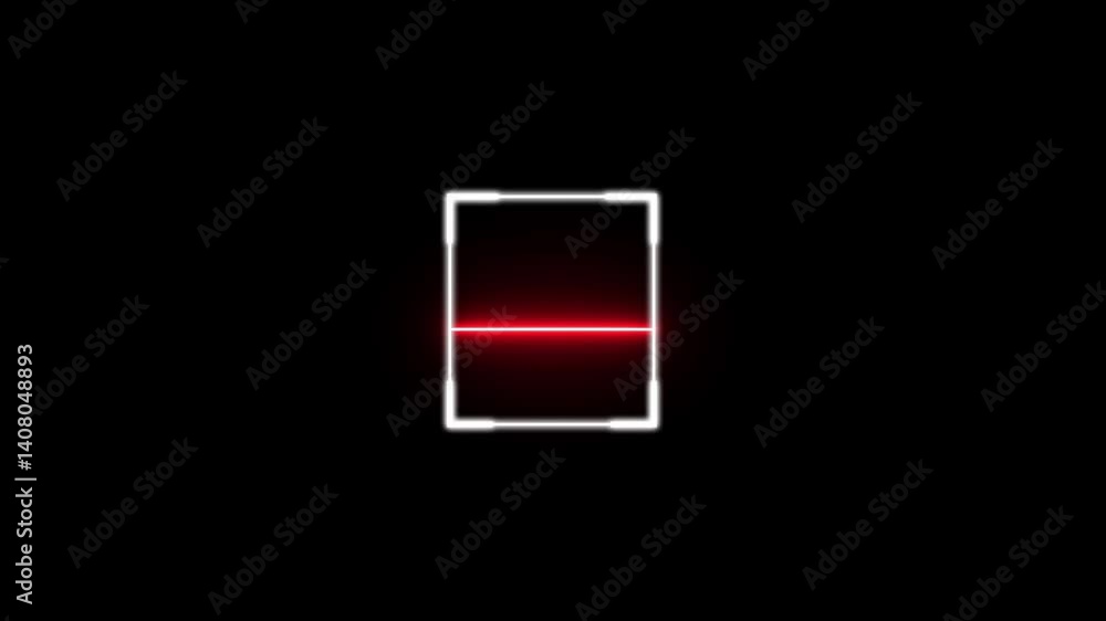 Fototapete scanner icon animation.animated barcode or qr code scanner, qr code scanner animation,barcode scanne