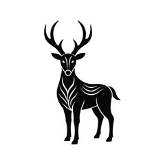 deer silhouette vector