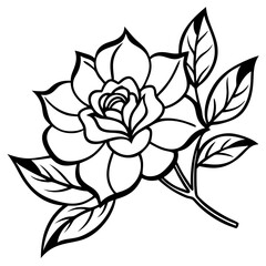 Minimal Soulful Floral Collection Vector on White Background