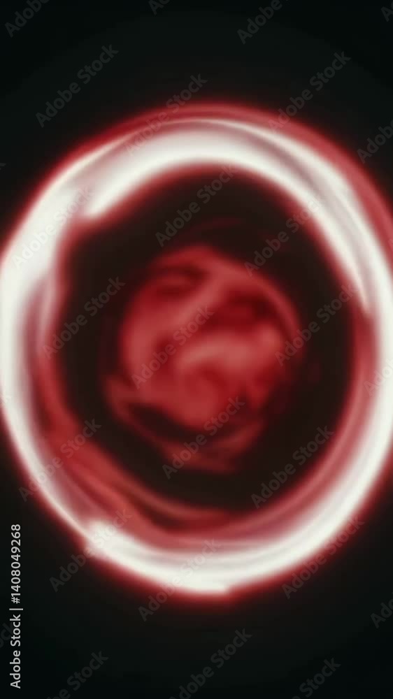 Aufkleber mesmerizing glowing energy vortex pulsating in rhythmic motion with radiant red hues