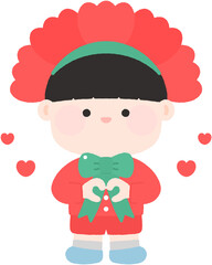 어버이날 스승의날 5월 카네이션 어린이 도안 일러스트