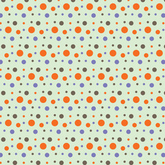 clean and simple polka dot design