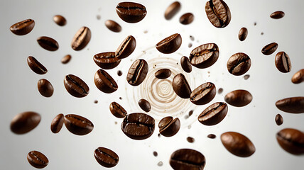 Obraz premium Coffee Beans Close-Up