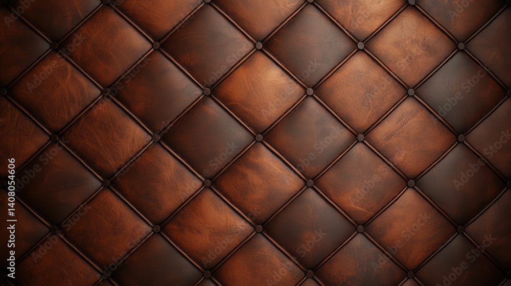 Poster textured rich leather texture with deep grain patterns, adding an elegant and sophisticated backgrou
