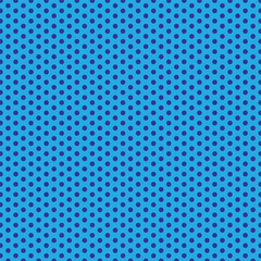 Navy Blue Polka Dot Seamless Pattern Design
