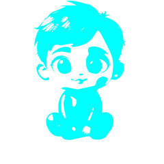 turquoise toddler