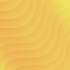 Abstract yellow wave gradient background vector