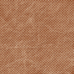 Brown plaid gingham, scottish tartan texture, grid graph paper with rhombus squares pattern, picnic napkin and curtain tablecloth, vector seamless geometric checkered fabric