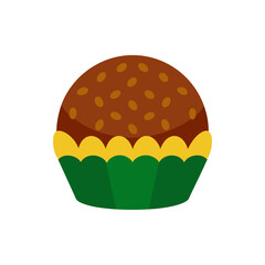 Brazilian Brigadeiros on Transparent Background  