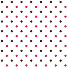 minimalist polka dot seamless print