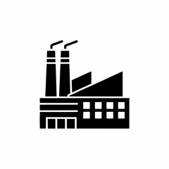 Obraz premium creative details Industrial Building Icon Vector Illustration