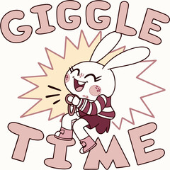 Giggle Time – Laughing Cutie in Comic Pop