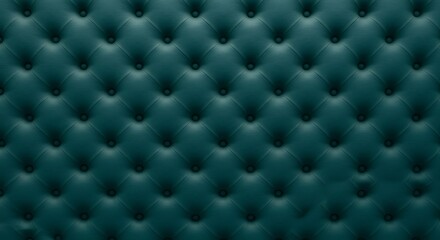 Obraz premium Teal Tufted Velvet Texture: Deep Jewel Tone Background AI Generated