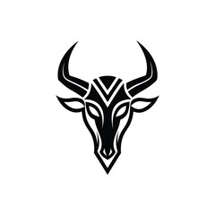 bull head silhouette