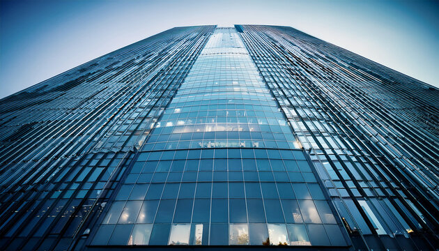 glasfassade eine modernen gebaudes